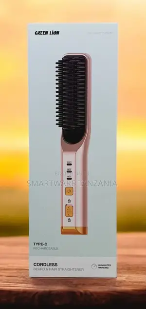 Green Lion Cordless Beard Hair Straightener, Heating Fast