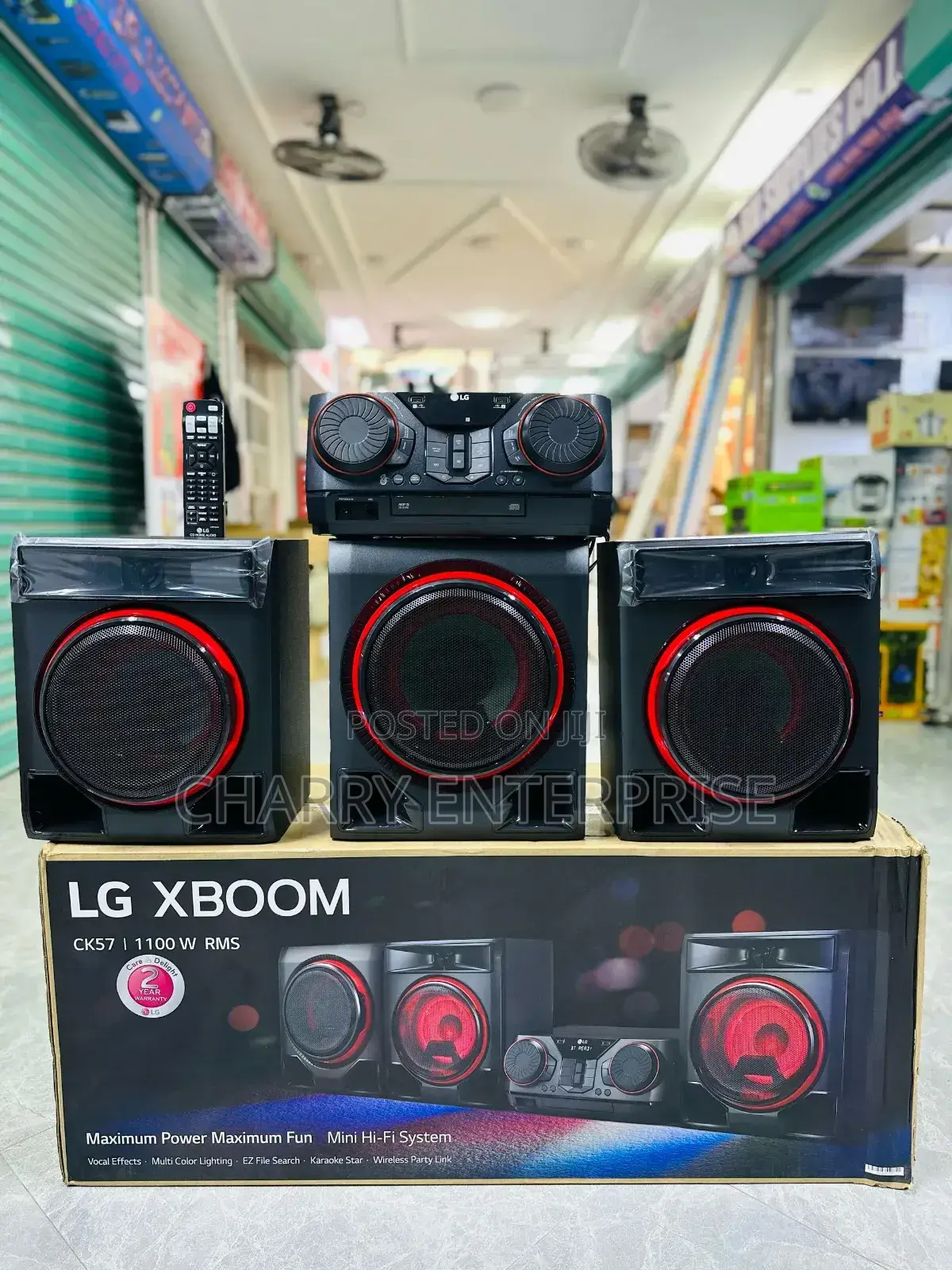 Lg Xboom Ck57 1100w RMS Mini Hi-Fi System With Karaoke