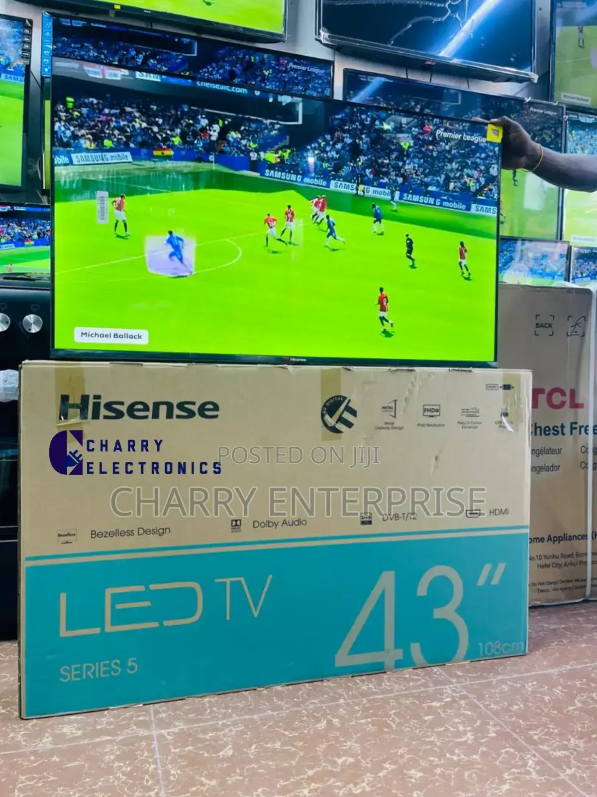 Hisense Tv 43 Inch Led Normal Frameless 
Series 5
