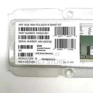 Hpe 1rx4 16gb Ddr4 Pc4-2933y Rdimm Gen10 Server Memory