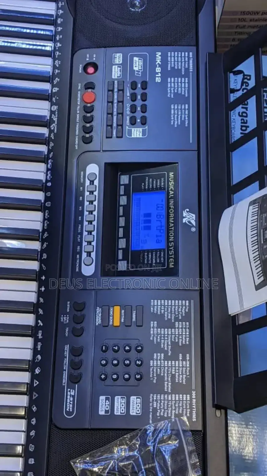 Electric Keyboard Mk-812 With Stand Without Midi