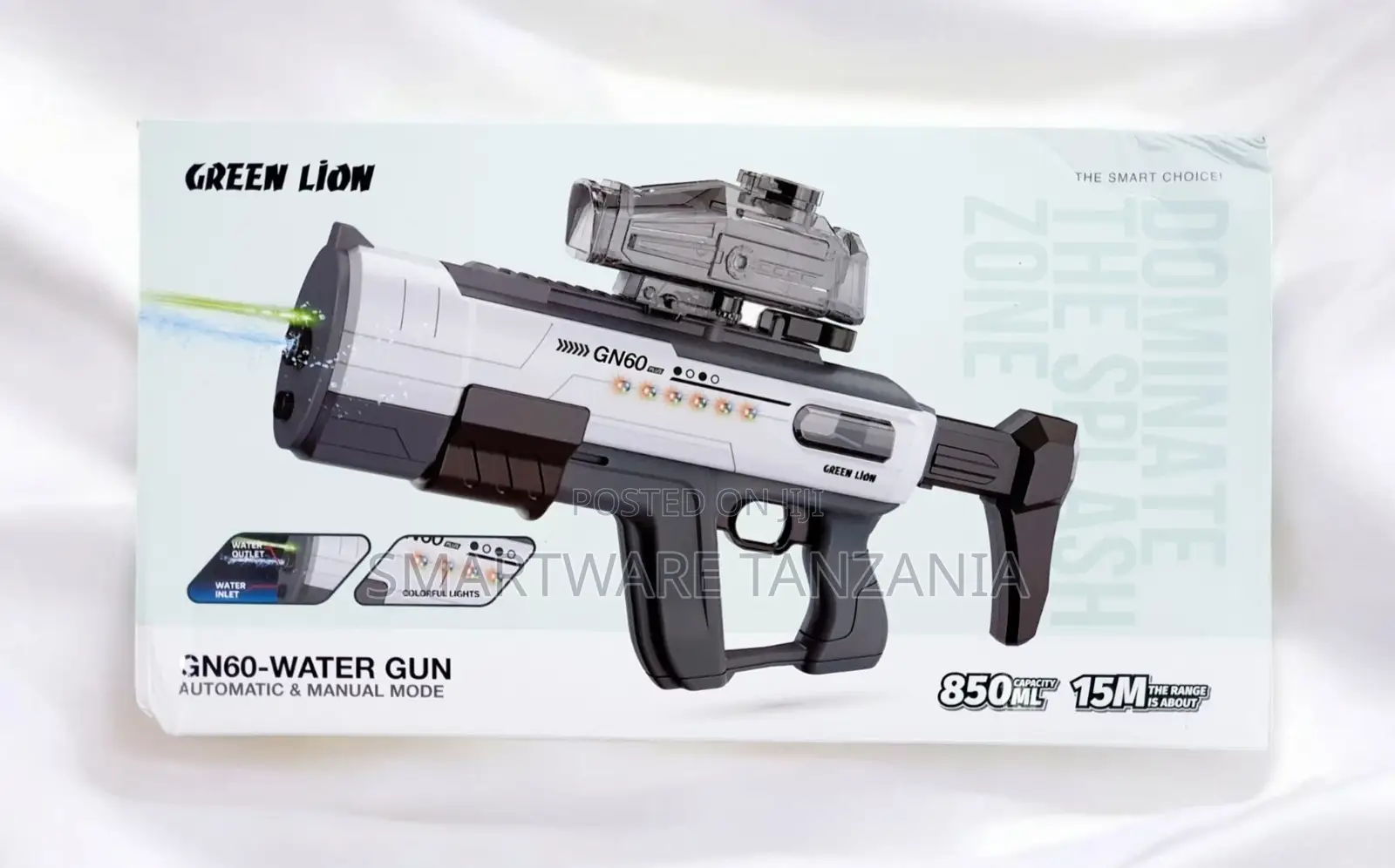 Gun Toy With Music And Light Shooting Chase Toy Missile Gun
