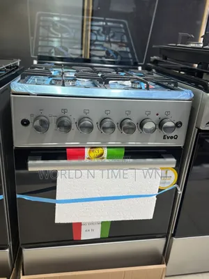 Evoq 58*58 Cooker
4gas Burners, Electric Oven