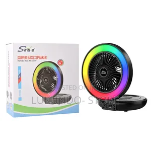 Portable Folding Fan With Wireness Speaker Rechargeable