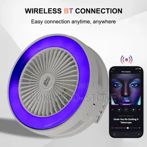 Portable Folding Fan With Wireness Speaker Rechargeable
