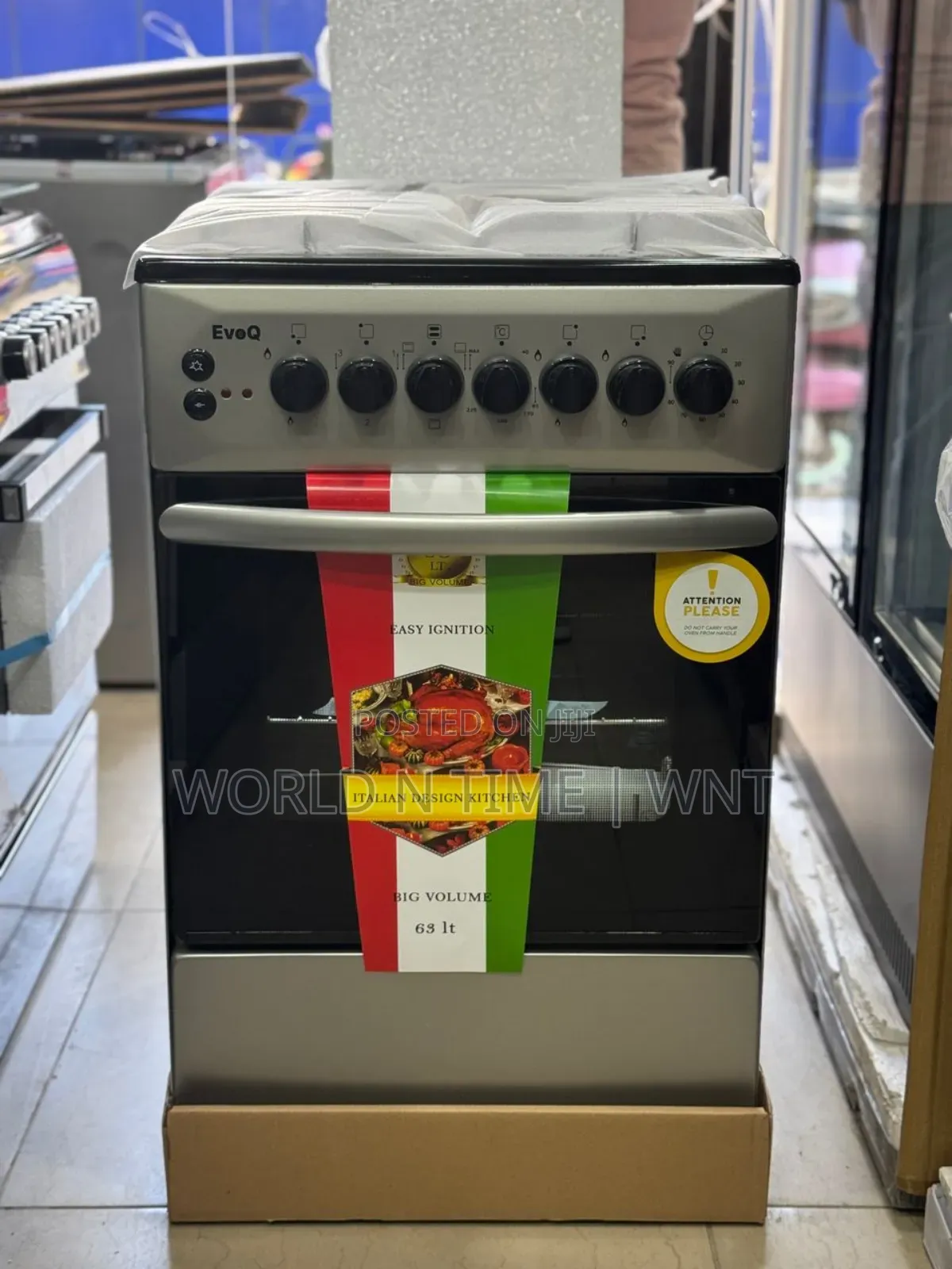 Evoq 50*50 Cooker
3 Gas, 1 Electric With Electric Oven.
