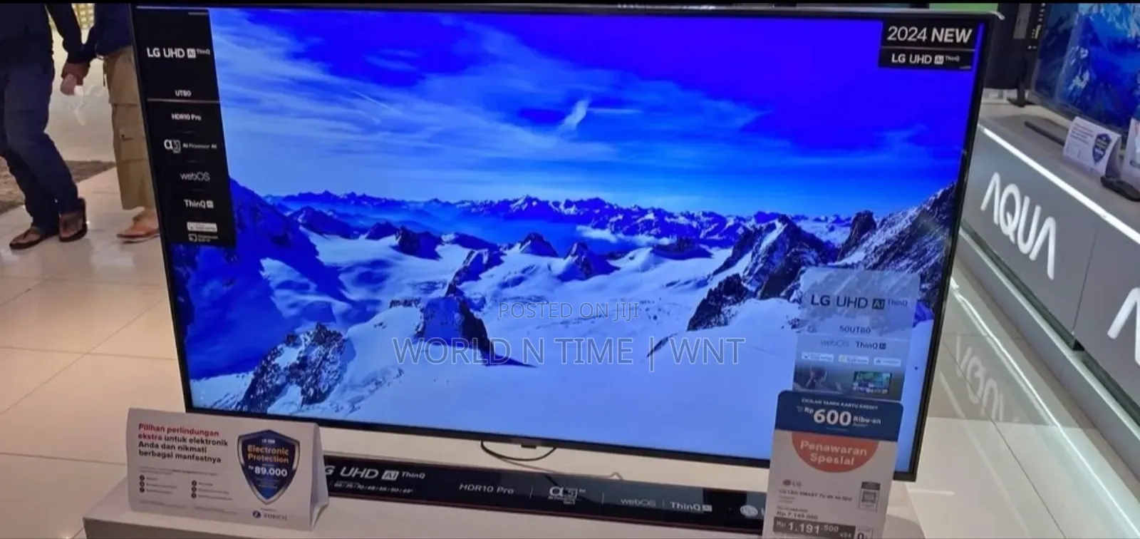 Lg 80 Series 50" Ut80 Alexa Built-In, Uhd Smart Tv 2024