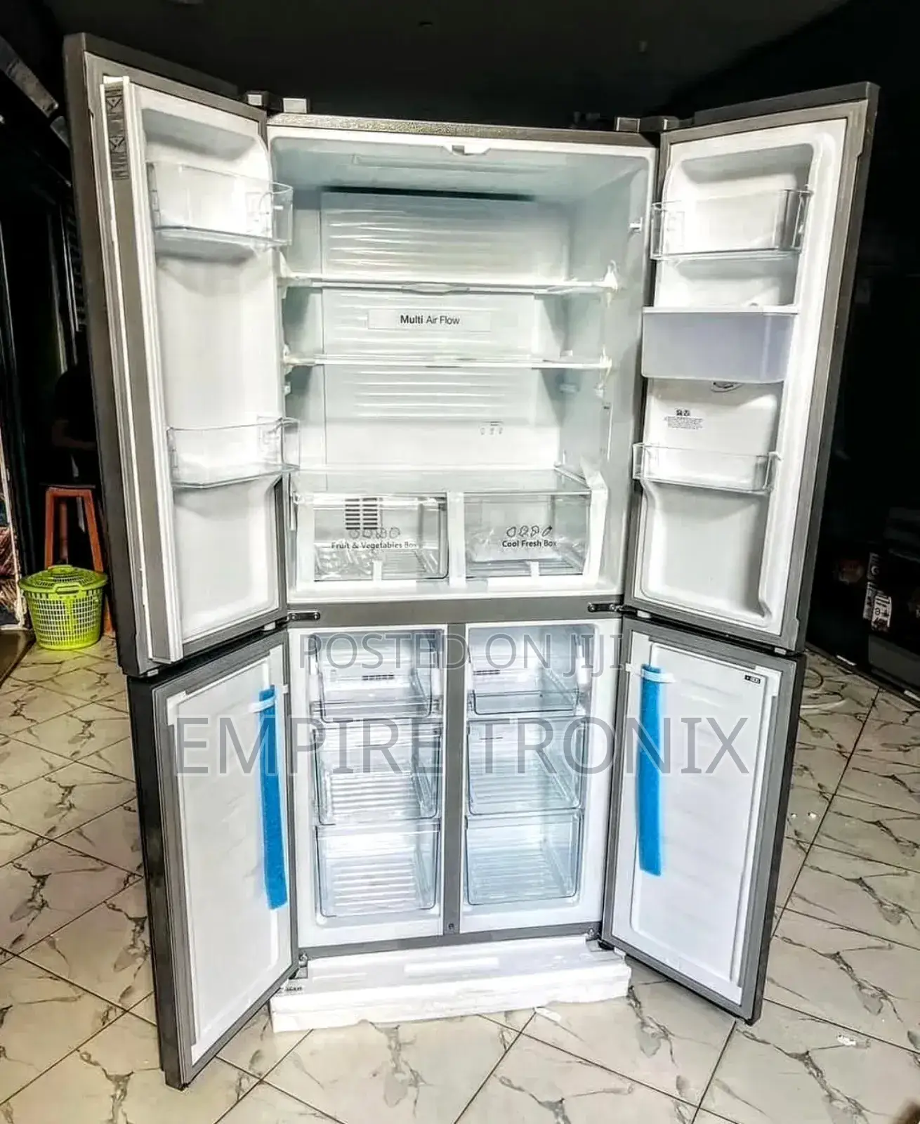 Hisense 392l Multi-Door Refrigerator Titanium Inox H520f1-Wd