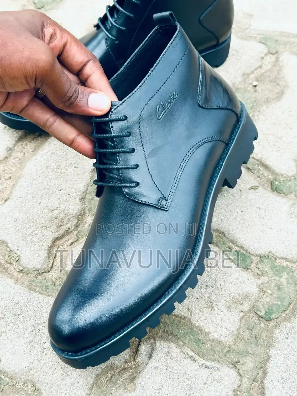 Black Clarks Boot