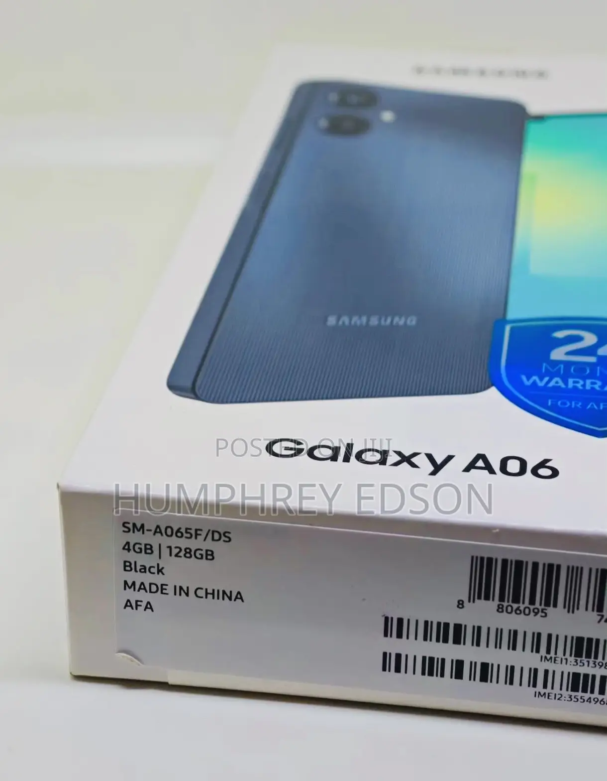 New Samsung Galaxy A06 128 GB Black