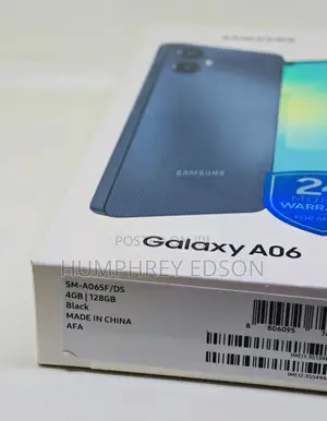 New Samsung Galaxy A06 128 GB Black