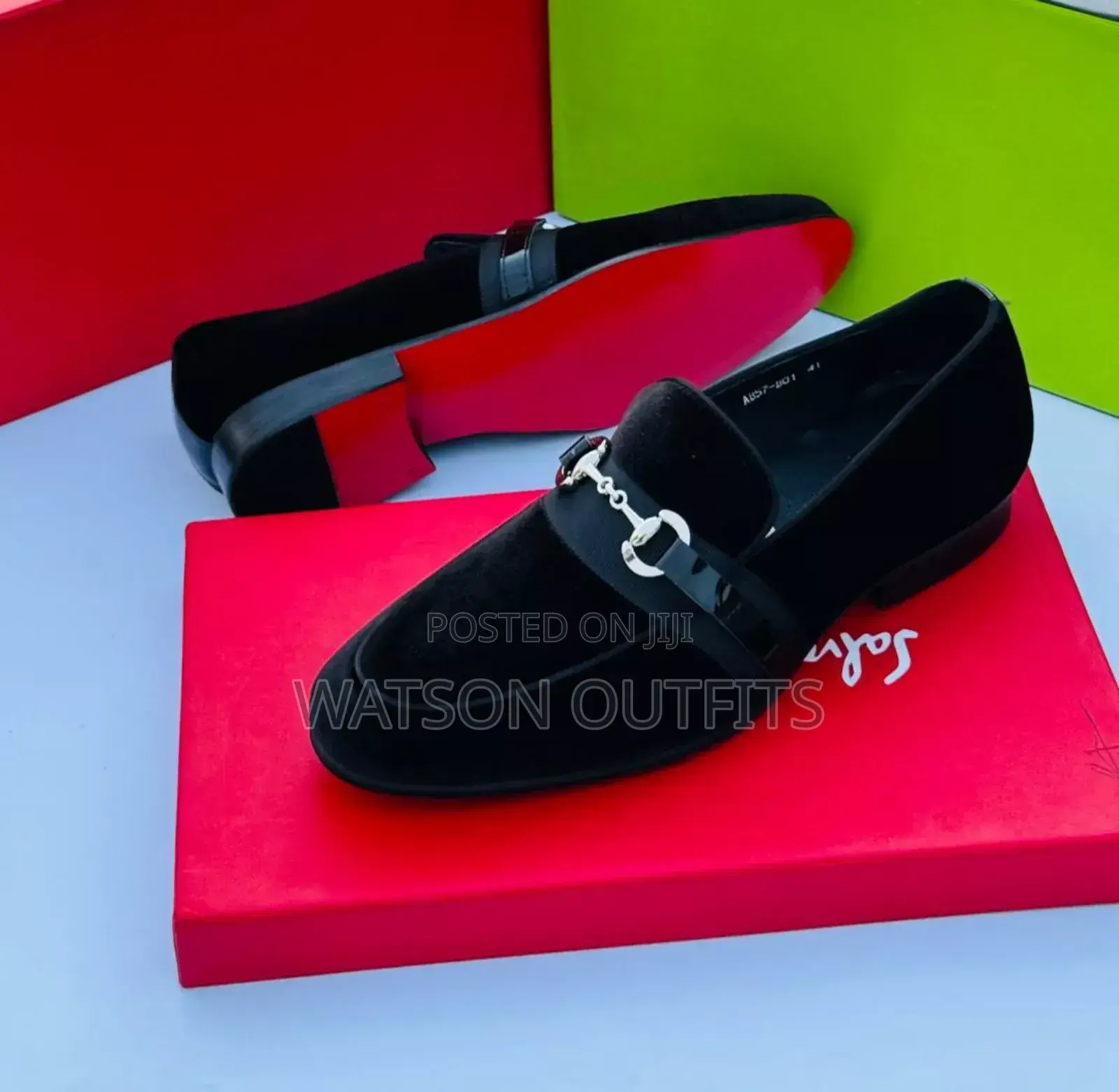 Deep Black Men Shoes/Moccasins