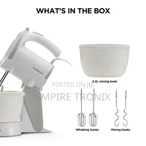 Kenwood - Hand Mixer With Bowl 300w - Hmp22.000wh