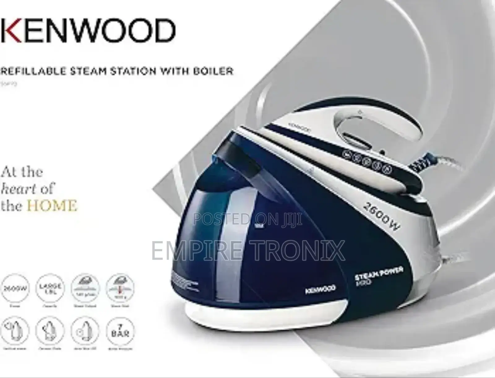 Kenwood Ssp70.000wb 2600w Steam Iron Station,