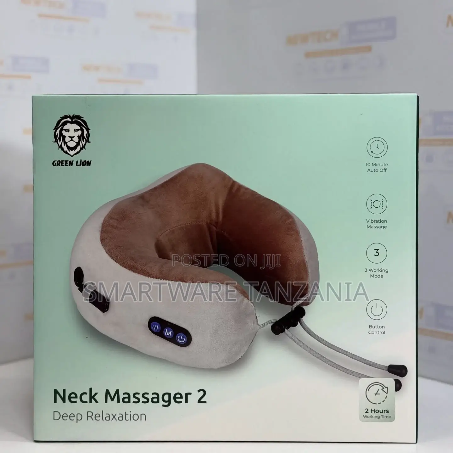 U-Shaped Travel Neck Massage Pillow | 3 Speed Modes