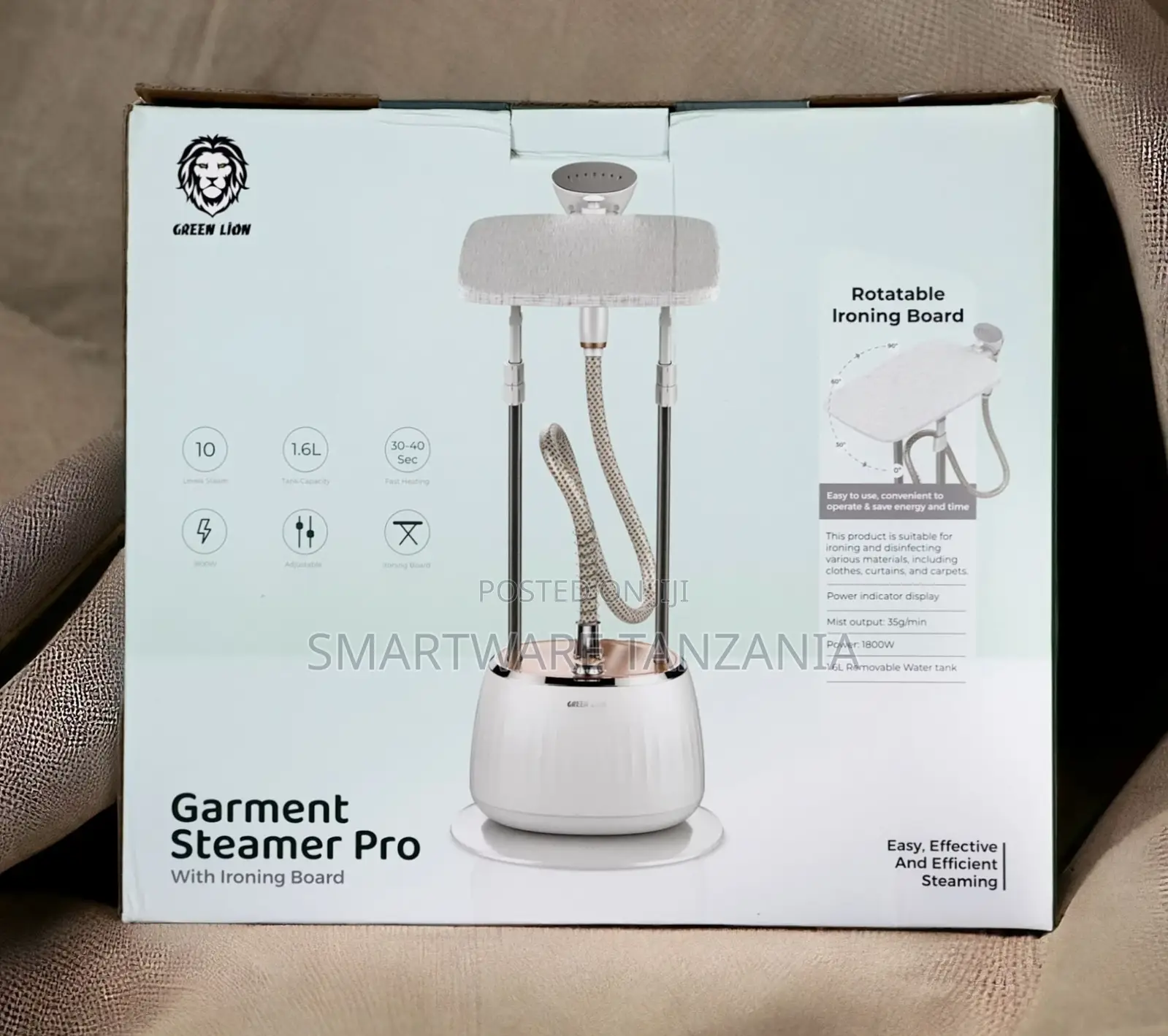 Vertical Garment Steamer Iron For Clothes With Ironing Board