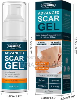 Jaysuing Advanced Scar Gel for Both New and Old Scars