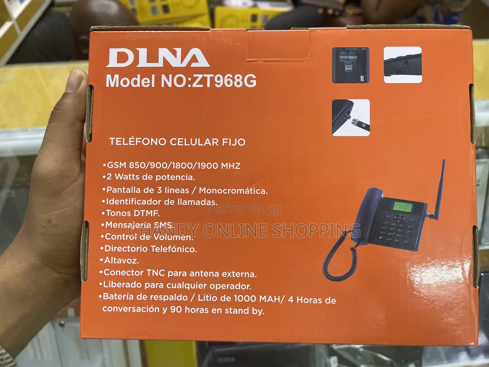 Dlna Zt968g GSM Dual Sim Cordless Desktop Phone