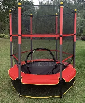 Mini Trampoline for Kids With Enclosure Net 55inches 54kg