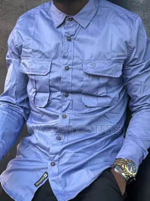 Shati Nzito Za Material Bora Na Mifuko Miwili