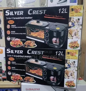 Silver Crest 3-in-1 Breakfast Maker Multi-Functional