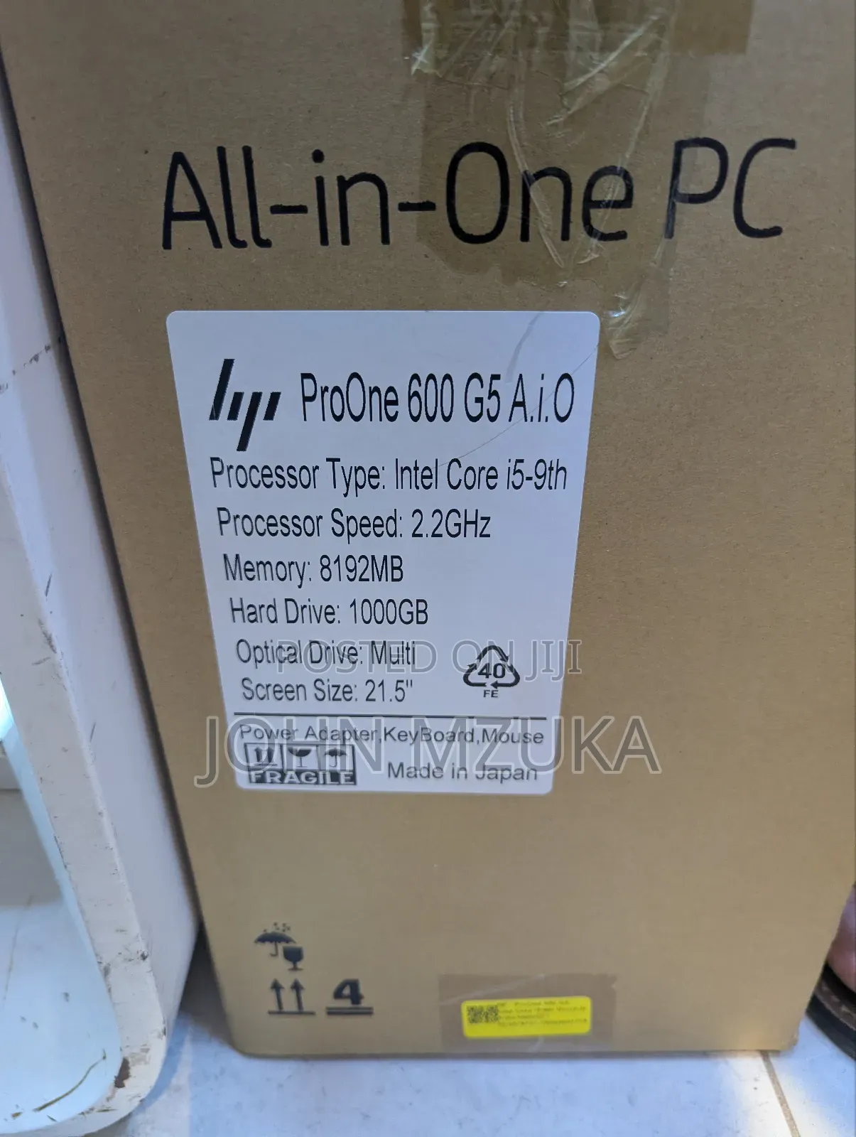 New HP ProOne 240 G10 All-in-One 8GB Intel Core I5 HDD 1T