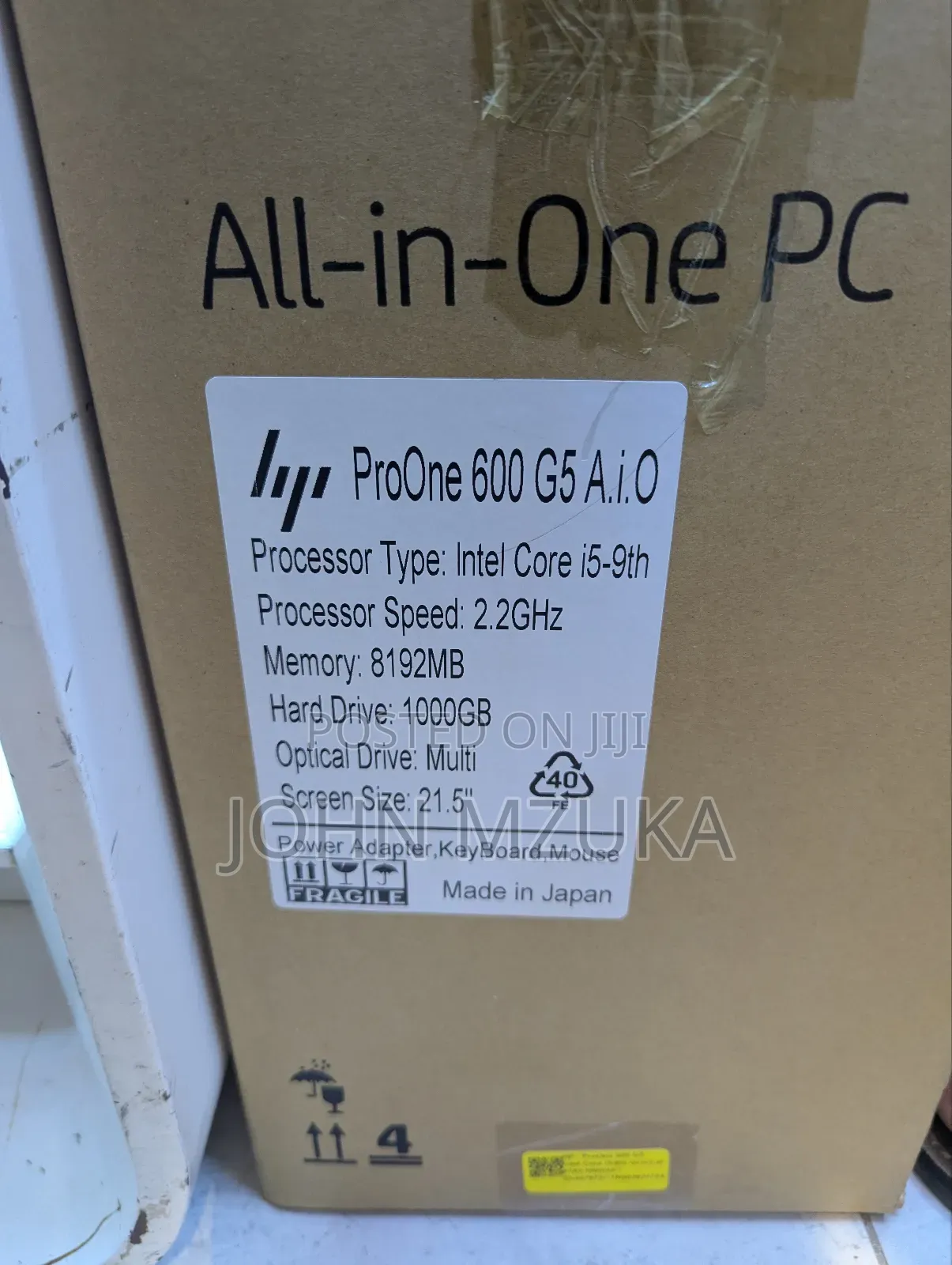 New HP ProOne 240 G10 All-in-One 8GB Intel Core I5 HDD 1T