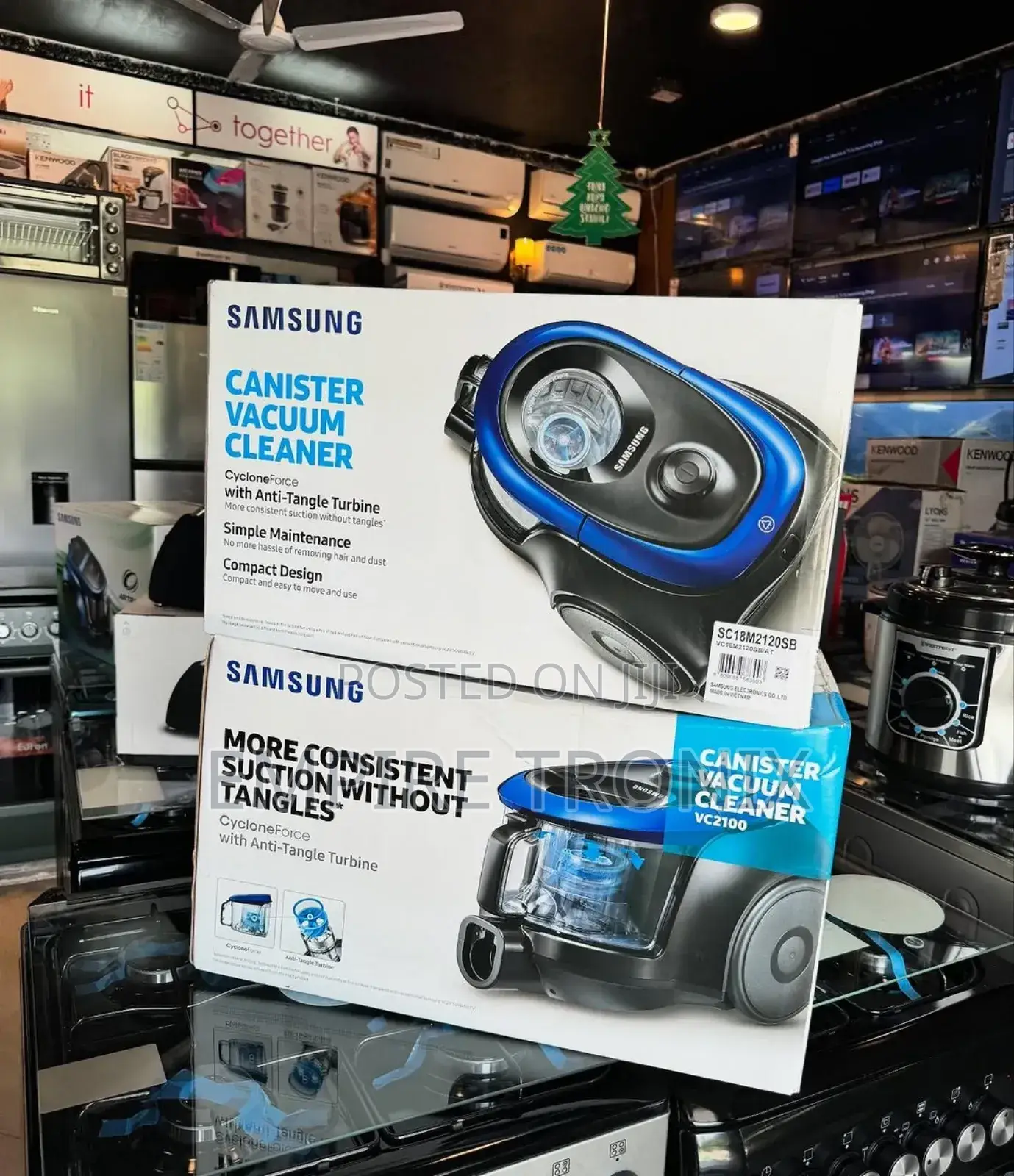 Samsung Vc18m2120sb/Sg Canister Bagless Vacuum Cleaner