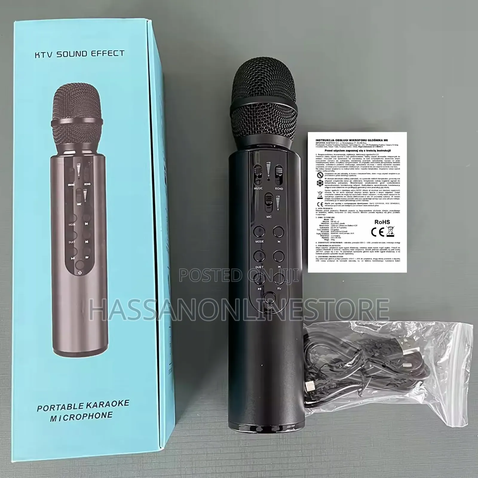 KTV Sound Effect Portable Karaoke Microphone