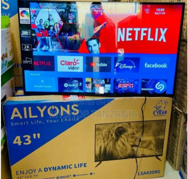 Ailyons 43" Inch Full Hd Smart Tv