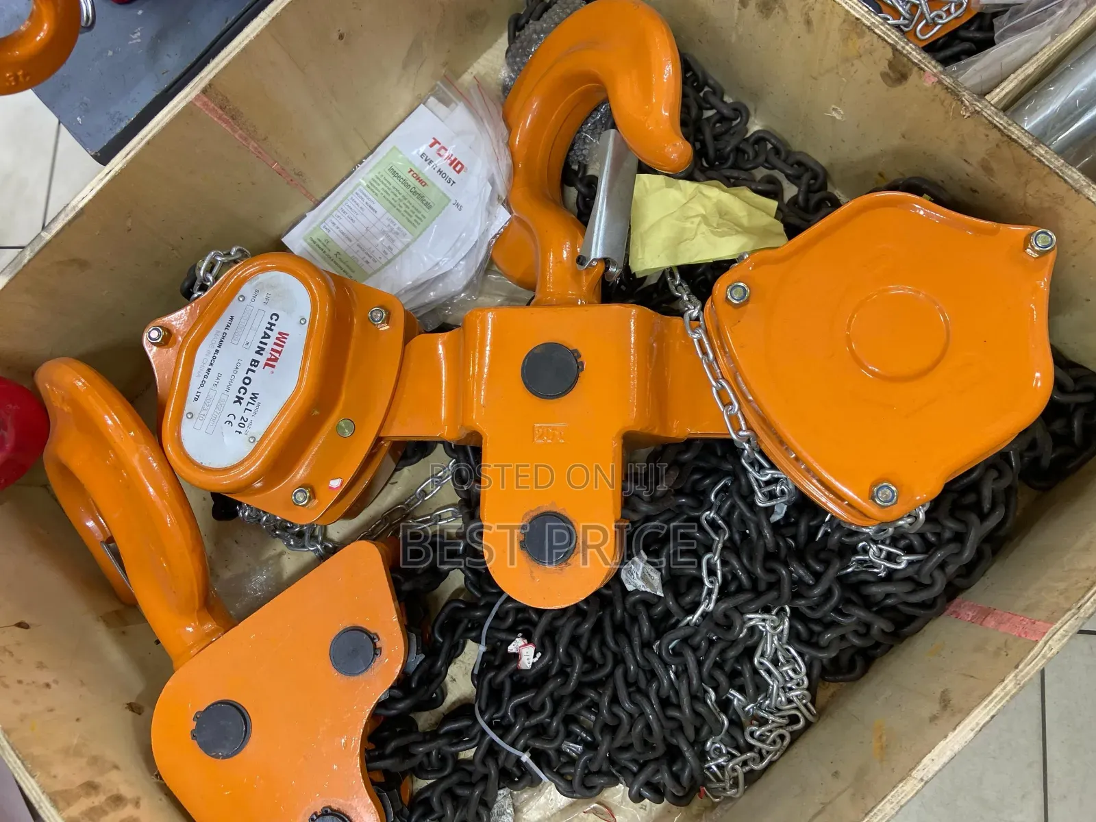 Toho Chain Block 20 Ton Lift 3m