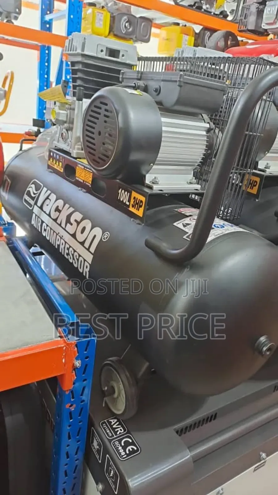 Vackson Air Compressor 100 Liter Capapcity Electrical