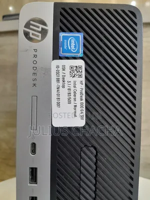 Desktop Computer HP ProDesk 600 G4 8GB Intel Celeron HDD+SSD 500GB