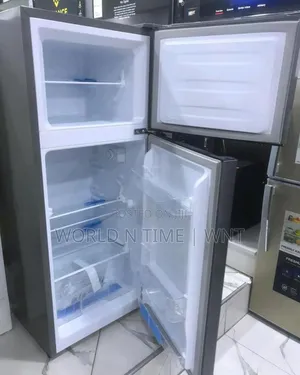 Hisense 120l Double Door Fridge Frost Titanium Silver Rd16