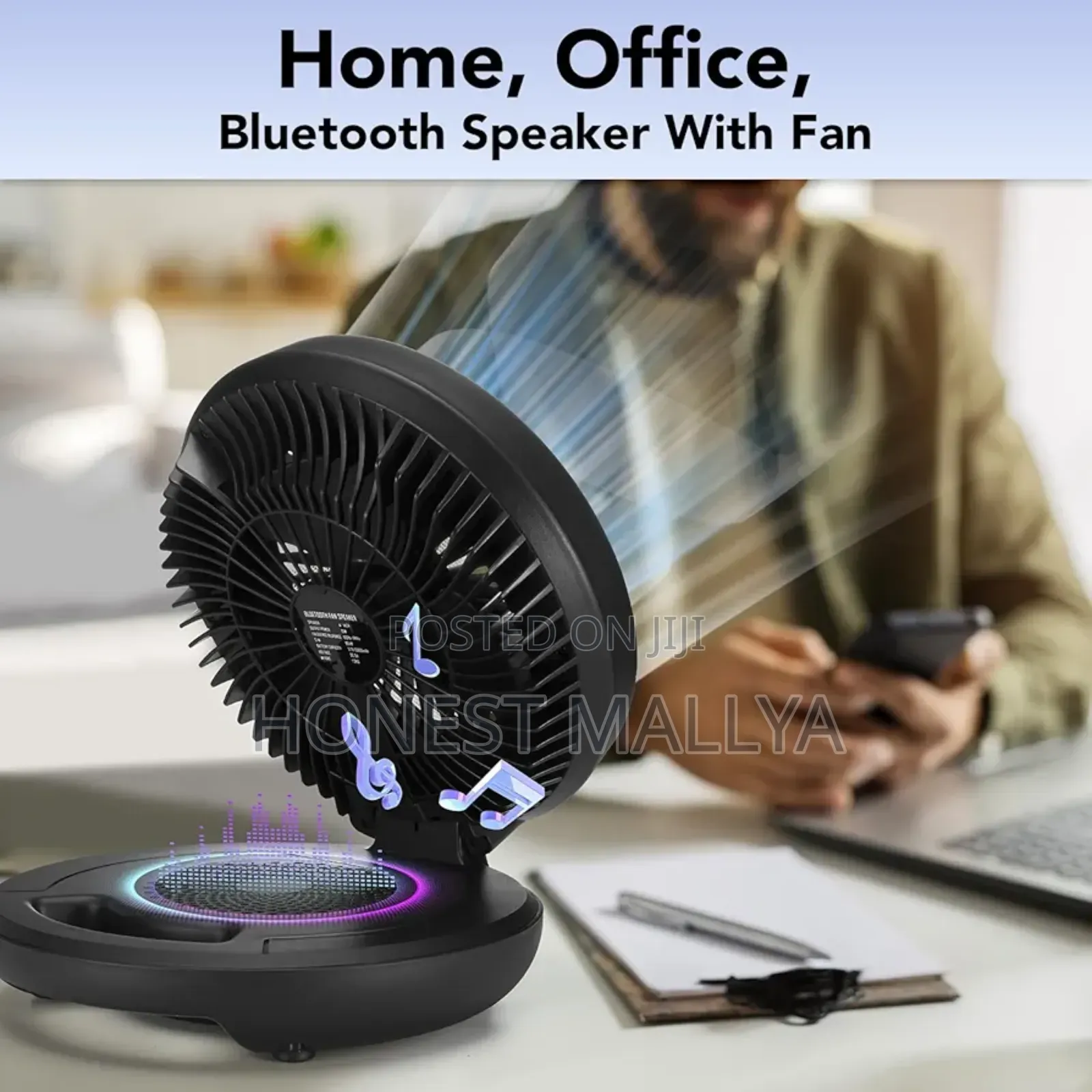 Bluetooth Speaker With Led Night Light