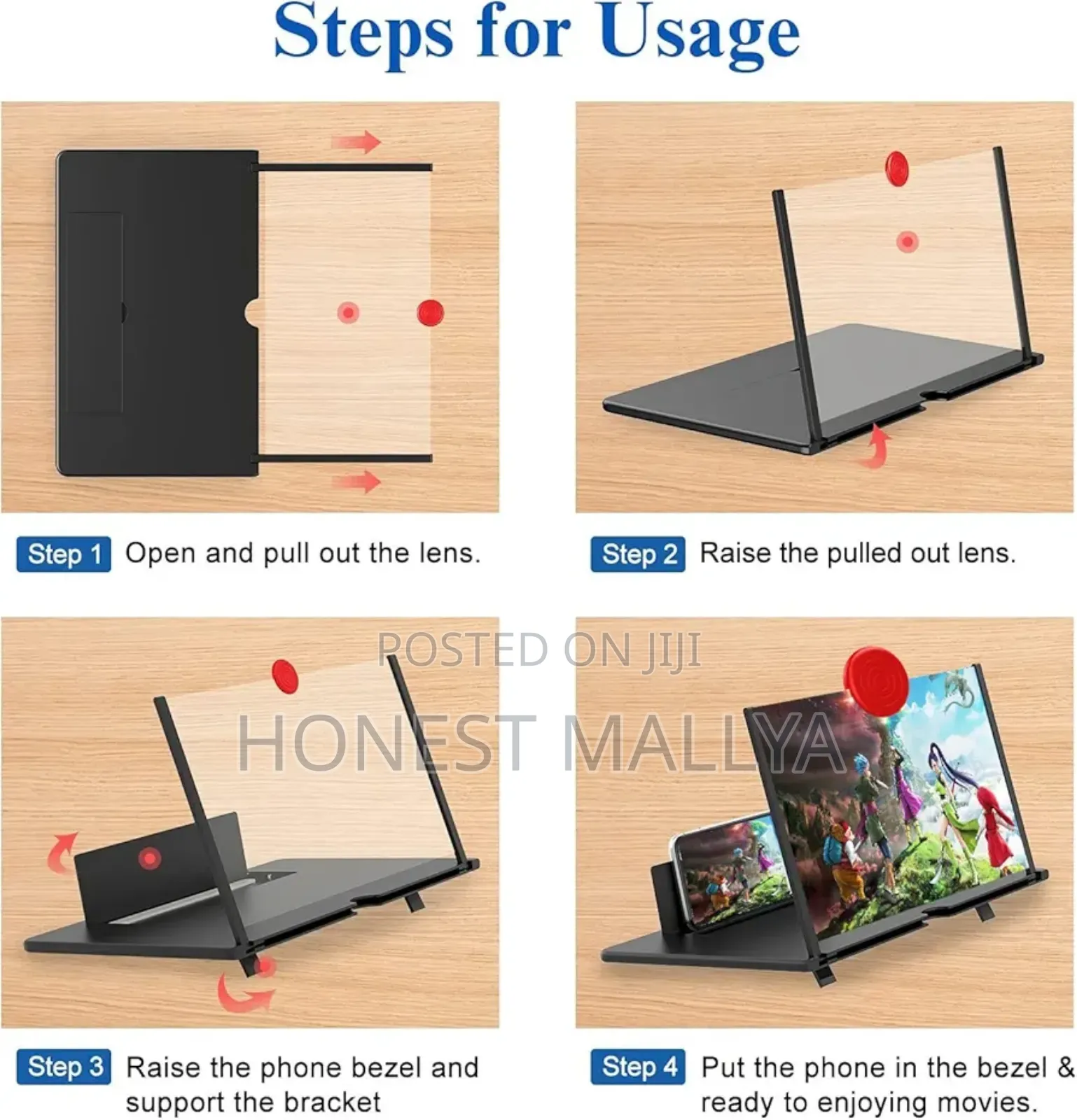 16" Screen Magnifier for Cell Phone