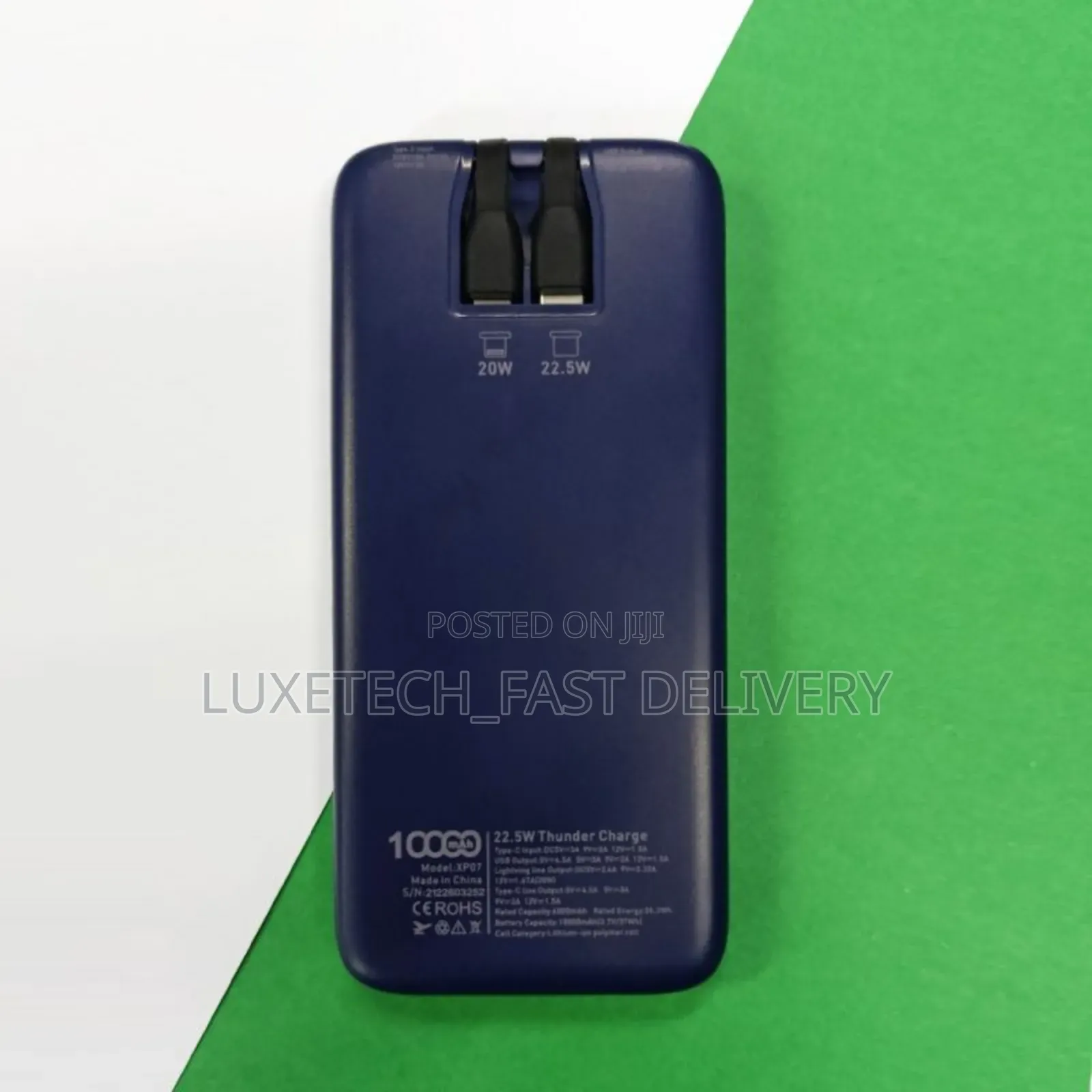 Infinix 22.5w Thunder Charge Power Bank With 10000mah