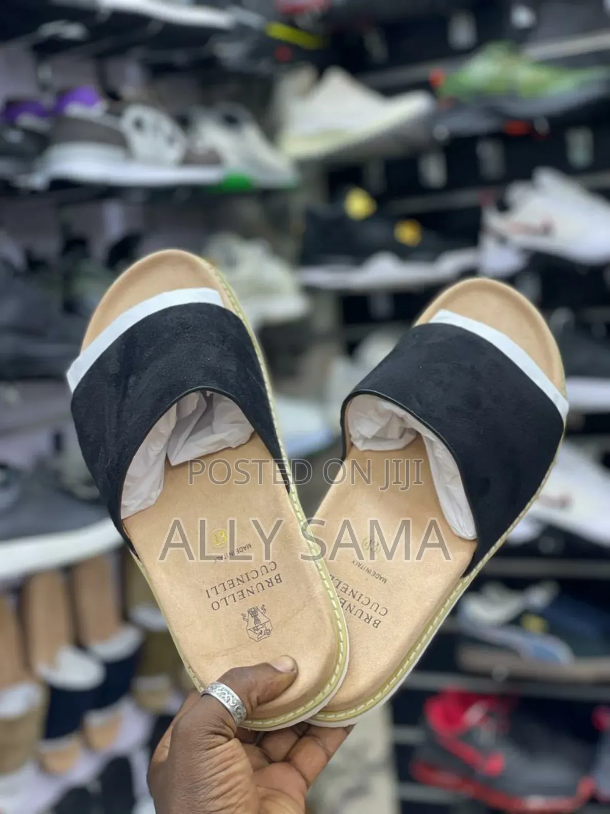 Mens Sandals Berluti Material Suede