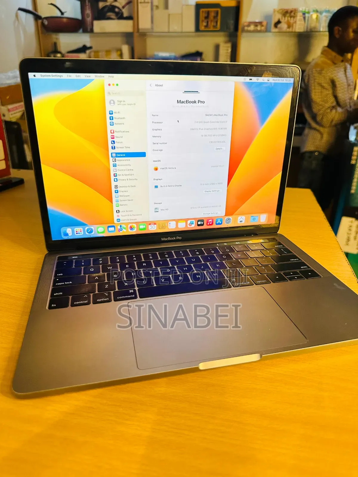 Laptop Apple MacBook Pro 2018 16GB Intel Core I7 SSD 512GB