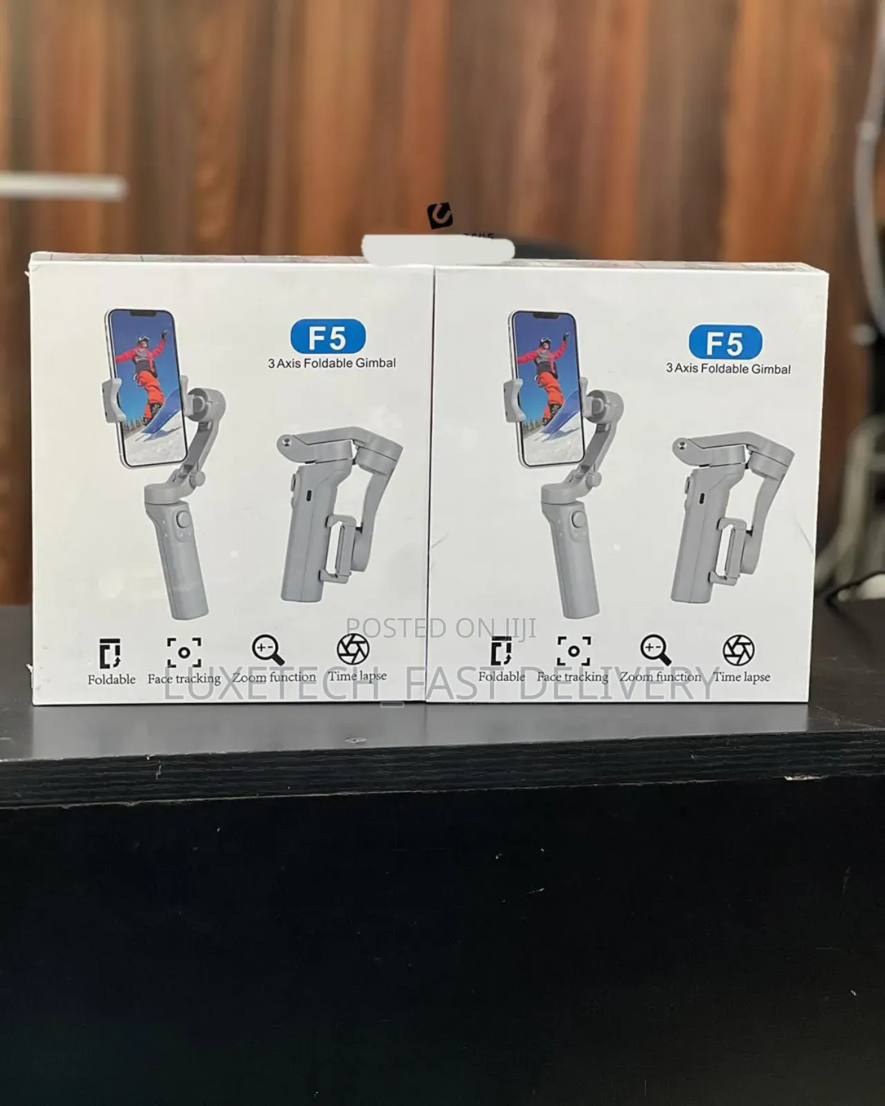 F5 3-Axis Foldable Gimbal Anti Shake Video Record