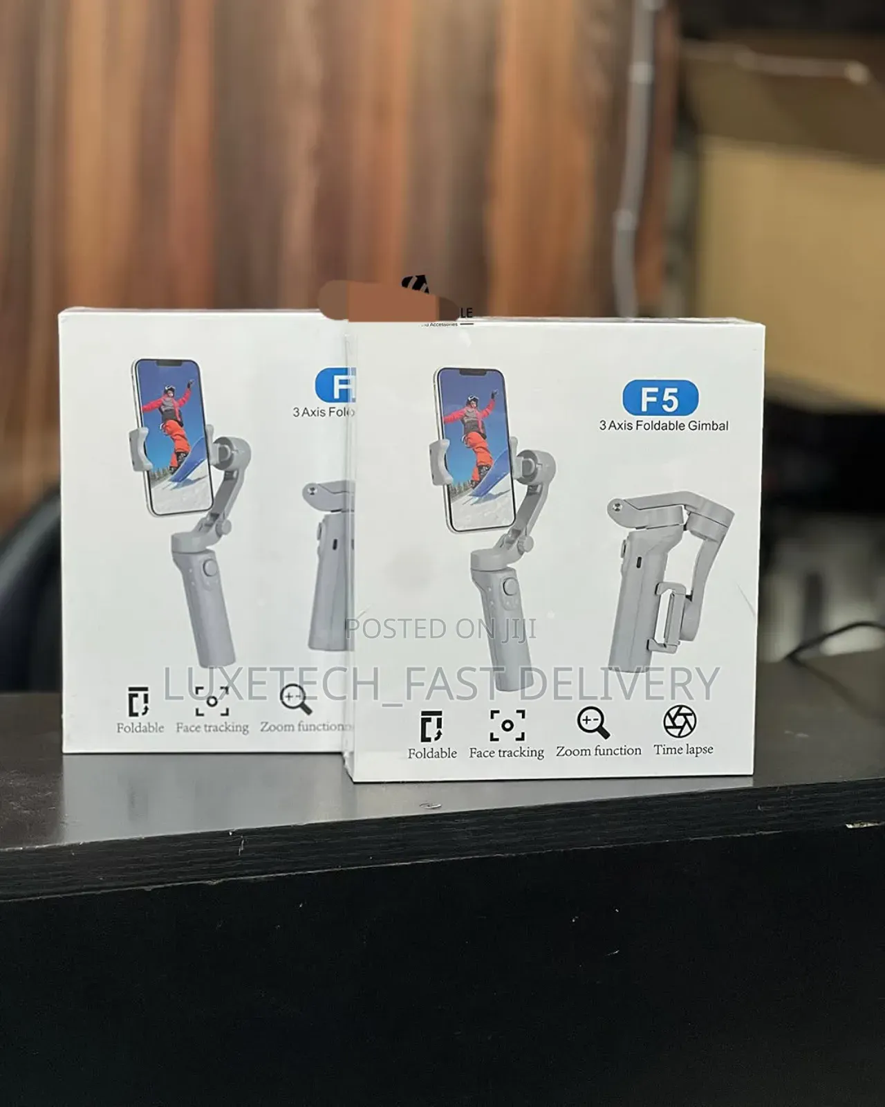 F5 3-Axis Handheld Gimbal Foldable, Smartphones Video Record