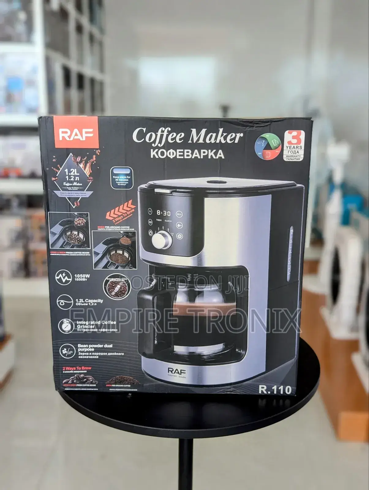 Raf Drip Coffee Machine 2 in 1 Raf R-110
