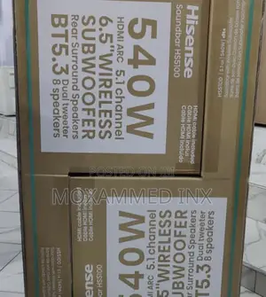 Hisense Sound Bar Hs 5100 Watts 540