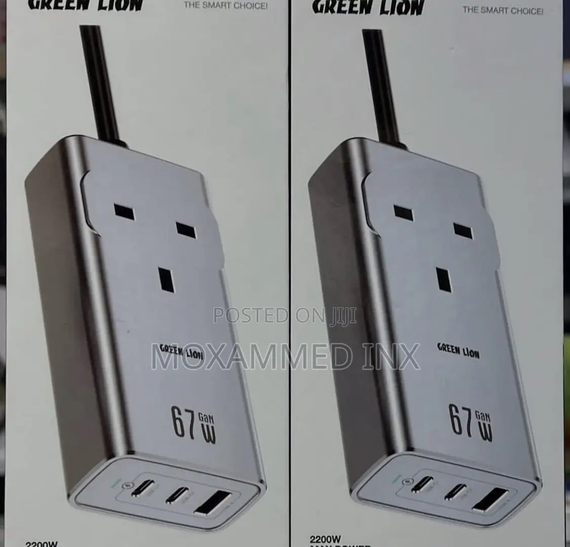 67w Ganpremium Ac Socket | 2 Usb-C | Qc3.0