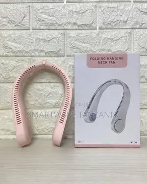 Usb Rechargeable Wearable Neck Fan, Hands Free,Bladeless Fan