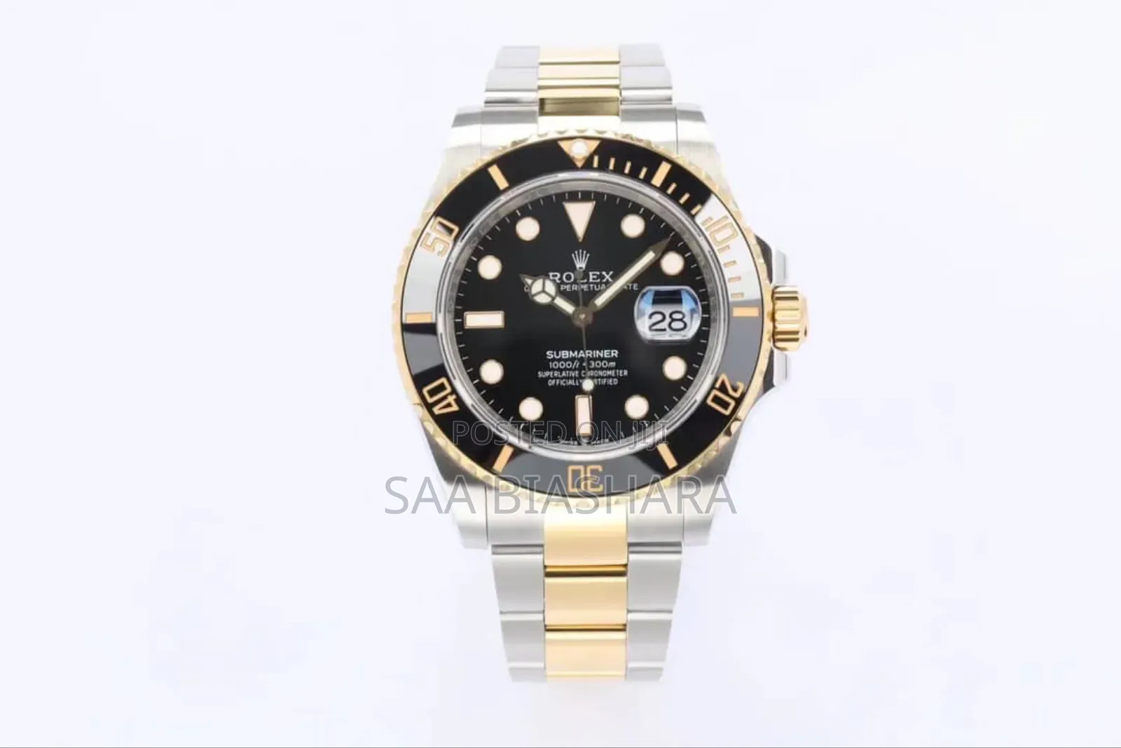 Rolex Original Automatic Silver Black and G