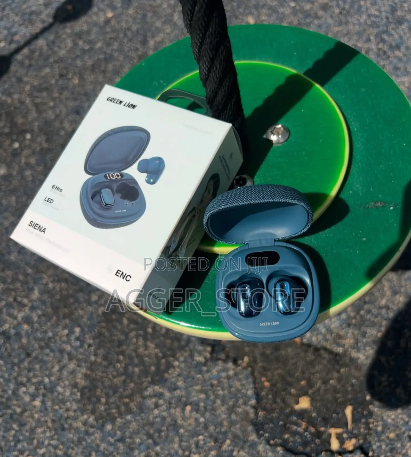 Green Lion Airpods Original With Enc