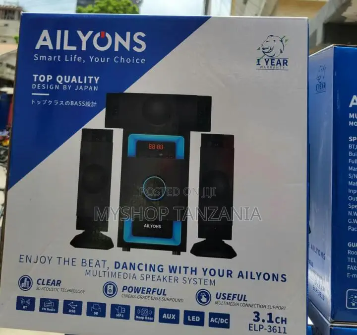 Ailyons 3.1 Subwoofer Elp 3611