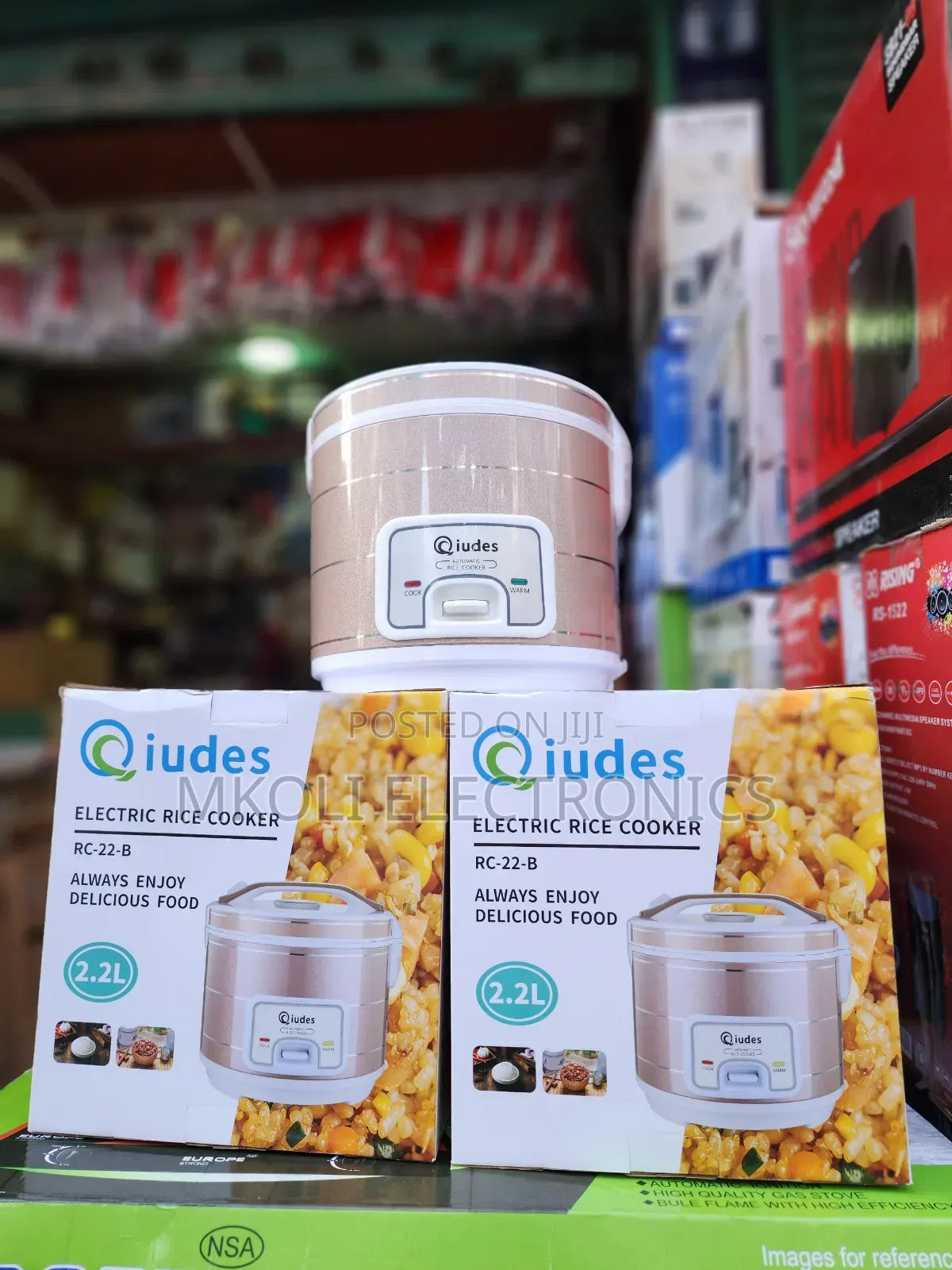 Qiudes Electric Rice Cooker