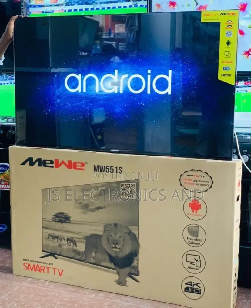 Mewe Tv Nchi 55 Smart Android New Model Original